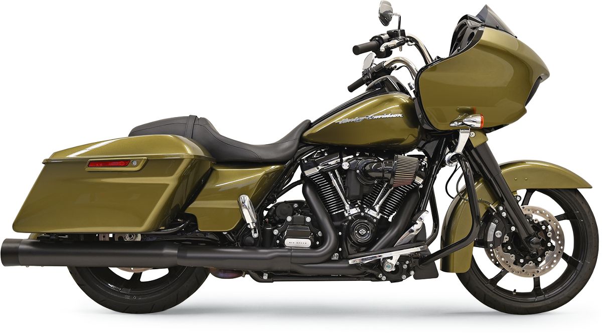 Bassani xhaust KIPUFOGÓDOB STRAIGHT CAN DNT® BLACK W/BLACK END CAPS Harley Davidson FLHR 1750 ABS Road King 107 motor kipufogó 0