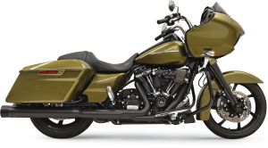 Bassani xhaust KIPUFOGÓDOB STRAIGHT CAN DNT® BLACK W/BLACK END CAPS Harley Davidson FLHXS 1750 ABS Street Glide Special Anniversary 107 motor kipufogó