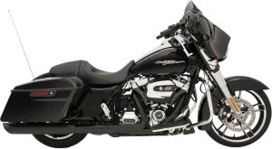 Drag specialties KIPUFOGÓDOB FELCSÚSZTATHATÓ 4" SLASHDOWN BLACK Harley Davidson FLTRX 1750 Road Glide 107 motor kipufogó